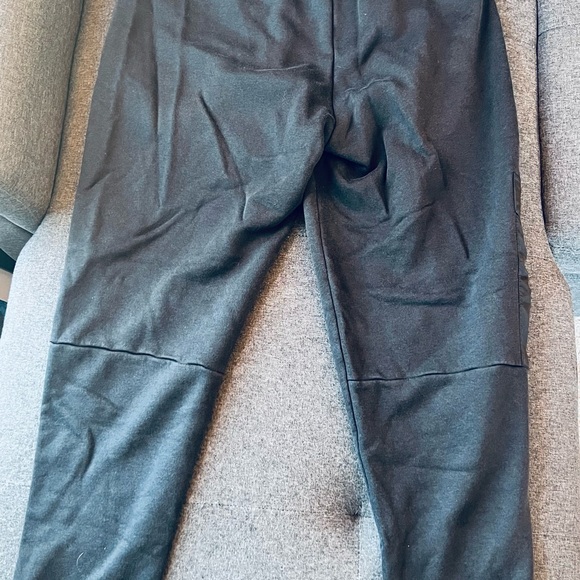 Adidas Men’s Large Jogger Sweatpants - Black - Picture 3 of 4